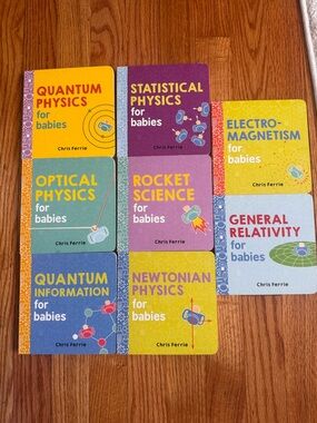Physics Board Book Set for Babies - baby university board book